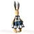 Fluffy Tilde Bunny Toy 3D model small image 2