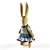 Fluffy Tilde Bunny Toy 3D model small image 3