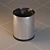 Sleek Waste Can with Hidden Compartment 3D model small image 1
