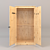 Nordic Oak Wardrobe 3D model small image 2