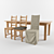 IKEA Kautsbi Chair: Cape & Pillow Set 3D model small image 1