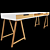 Sleek Modern Desk with Spacious Design 3D model small image 1