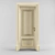 PALLADIO 110 PP Door - Elegant Varnished & Gilded Finish 3D model small image 1