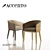 Elegant Accento Albert SBL Chairs 3D model small image 1