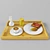 Morning Delights Breakfast Tray 3D model small image 2