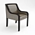 Ribbon Dining Armchair by J Robert Scott 3D model small image 1