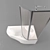 PAA MAMBO Elegant Freestanding Bathtub 3D model small image 2