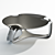 Futuristic Metal Coffee Table 3D model small image 1