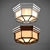 Multisab Perseus: Elegant Lighting in Two Colors 3D model small image 1