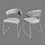 Modern Metal Chair: Calligaris New York 3D model small image 3