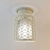Modern White Metal and Glass Ceiling Lamp 3D model small image 1