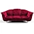 Sophisticated Italian Sofa 3D model small image 2