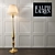 Ralph Lauren Darien Floor Lamp - Elegant Lighting Solution 3D model small image 1