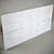 Stylish Plaster Wall Decor 3D model small image 1