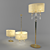 Paralume Lighting Set: Wall Sconce, Table Lamp, Chandelier 3D model small image 1