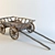 Vintage Cart: Antique Old-World Charm 3D model small image 1