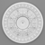 Elegant Ceiling Rose - D50cm 3D model small image 1