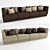 Modern 3D Model Sofa 3D model small image 1