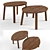 Stylish IKEA Stockholm Tables 3D model small image 1