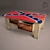 Rustic Pine Coffee Table with Dual-Opening Drawers 3D model small image 1