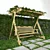 Versatile Swing for Garden and Wall 3D model small image 1