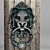 Regal Lion Door Knocker 3D model small image 1