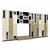 Modern Designer Wall Unit: Sleek LDSP Body, Glossy MDF Doors, Shucko Aluminum Frame 3D model small image 1