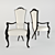 Elegant Florence Chair 3D model small image 1