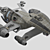 Dragonfly: Futuristic Spacecraft 3D model small image 1