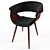 Sleek KoFFee Chair 3D model small image 1