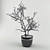 Elegant Blossom Shrub 3D model small image 1