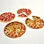 Title: Extra Crispy Wheat Pizza 3D model small image 1