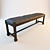 Ethnic Banquet Bench 1400*370 3D model small image 1