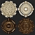 Ceiling Rosette - Elegant Moldings 3D model small image 1