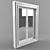 Sleek and Stylish Window 3D model small image 1