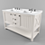 Country Style Sink with Vanity 3D model small image 1