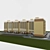 10-Storey Residential Complex with Amenities 3D model small image 2