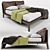 Luxurious Soft Bed 08 3D model small image 1