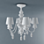 Elegant Breezelight Chandelier 3D model small image 1