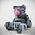 3D Max Vray Compatible Cat Cody 3D model small image 1