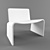 Elegant Olivia Armchair - Porada 3D model small image 1