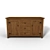 Vintage Pine Chest of Drawers 3D model small image 1