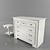 Provence-Inspired Chest & Nightstand 3D model small image 3