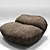 Sleek Montreal Armchair Baxter 3D model small image 1