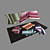 Luxury Cotton Bath Towels 3D model small image 1