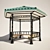 Steel Gazebo: Stylish Outdoor Retreat 3D model small image 1