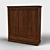 Stylish Contemporary Wardrobe 3D model small image 1