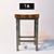 Vintage-Inspired Barstool: Theodore Alexander Hardy Byron Stool 3D model small image 2