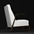 Akan Low Back Armchair - Stylish Comfort 3D model small image 3