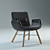 Vitra East River Chair: Comfort and Style 3D model small image 1